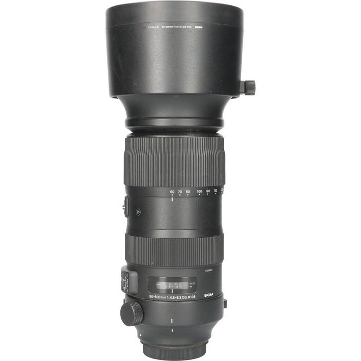 Sigma 60-600mm f/4.5-6.3 DG OS HSM Sports Canon EF CM6470, Audio, Tv en Foto, Foto | Lenzen en Objectieven, Overige typen, Gebruikt