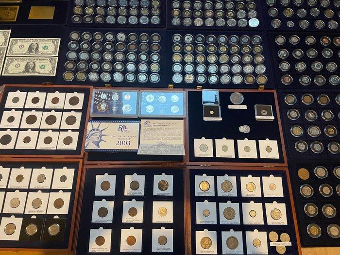 Wereld. Lot de 322 monnaies et 5 kgs de vrac dont 20 en, Postzegels en Munten, Munten | Europa | Niet-Euromunten