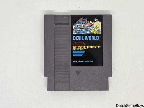 Nintendo Nes – Devil World - 5 Srew - European Version, Games en Spelcomputers, Games | Nintendo NES, Gebruikt, Verzenden