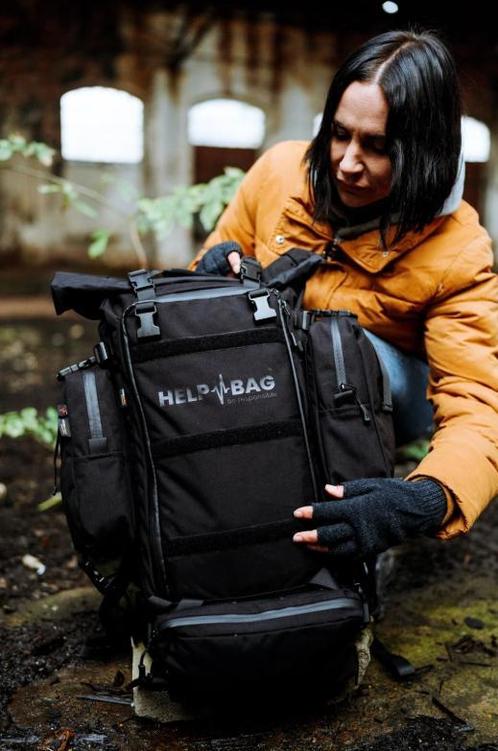 Noodpakket Rugzak Helpbag Max, Caravans en Kamperen, Kampeeraccessoires, Nieuw, Verzenden