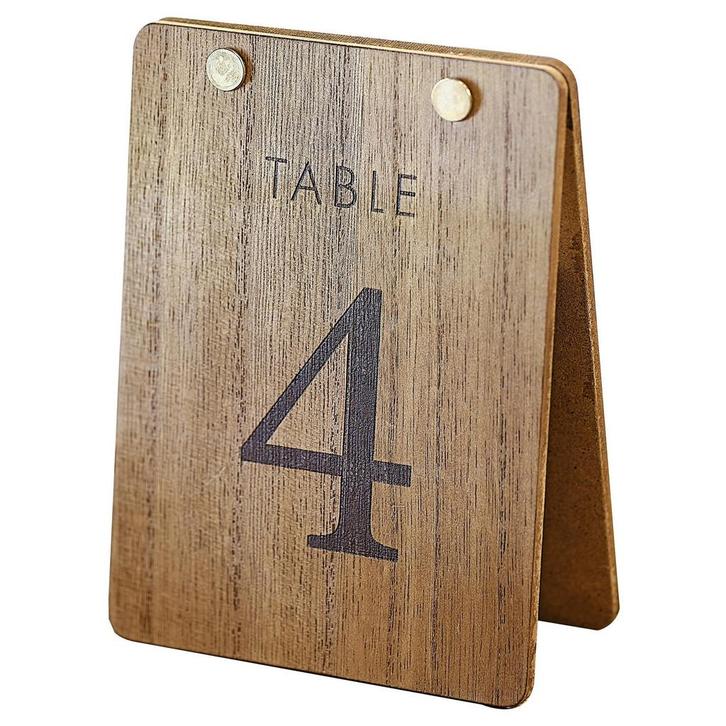 Bruiloft Tafelnummers 13,7cm 12st, Hobby en Vrije tijd, Feestartikelen, Nieuw, Verzenden