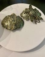 Kaukasische Niello riemgesp, daga-sluiting, 84 zilver -, Antiek en Kunst