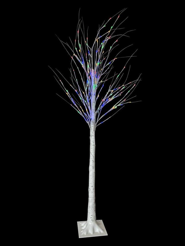 Kunstboom 180 cm – met verlichting 144 LED - 8 lichtstande, Diversen, Kerst, Nieuw, Ophalen of Verzenden