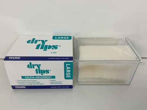 Veiling - DryTips® witte Parotispleister x50, Large (12 stu, Handtassen en Accessoires, Uiterlijk | Mondverzorging, Nieuw