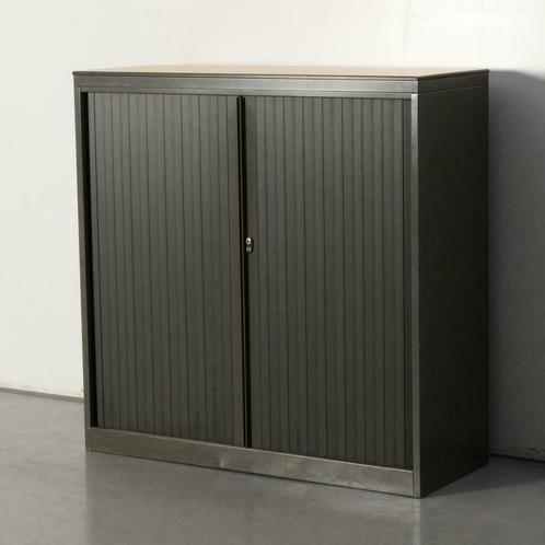 Drentea roldeurkast, antraciet, 120 x 120 cm, incl. 2 leg..., Huis en Inrichting, Kasten | Roldeurkasten en Archiefkasten, Gebruikt