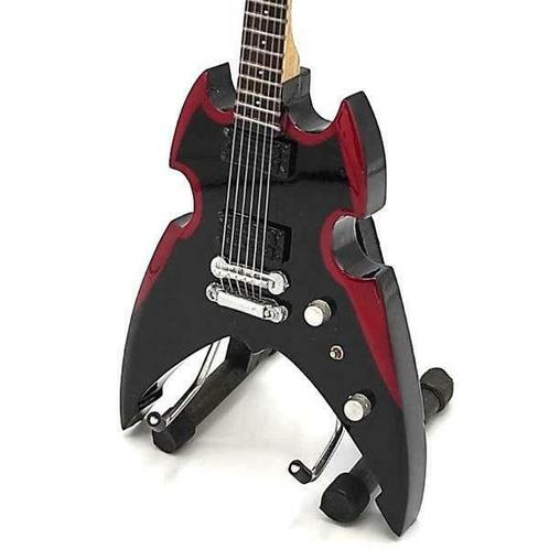 Miniatuur Silvertone Apocalypse gitaar met gratis standaard, Collections, Musique, Artistes & Célébrités, Envoi