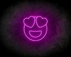 HART SMILEY neon sign - LED neon reclame bord, Verzenden