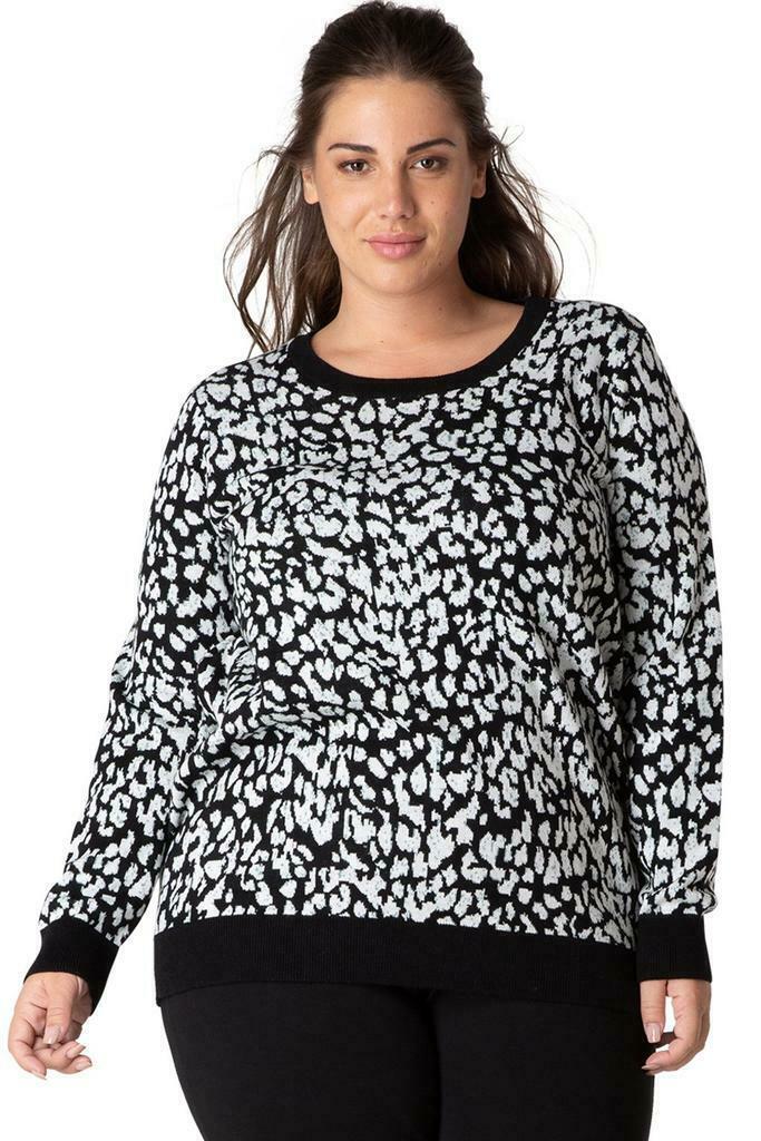 Trui Yesta kort animal print 76CM maat 48, Kleding | Dames, Truien en Vesten, Verzenden