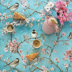 Tafelzeil vogels Japans blauw kopen? Waterdicht tafelkleed, Huis en Inrichting, Tafelkleden, Nieuw