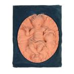 Reliëf, Gesù Bambino Benedicente in Gesso - 48 cm - Gips, Antiquités & Art, Antiquités | Livres & Manuscrits