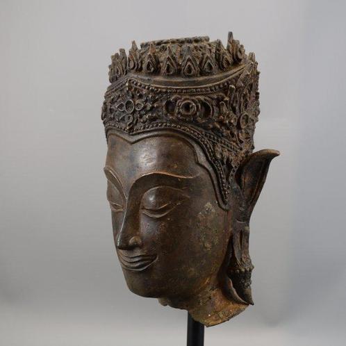 Tête - Bronze - Thaïlande, Antiek en Kunst, Kunst | Niet-Westerse kunst