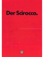 1979 VOLKSWAGEN SCIROCCO BROCHURE DUITS, Livres, Ophalen of Verzenden