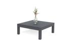 SUNS Vita salontafel matt royal grey met blad 80 x 80 cm, Tuin en Terras, Nieuw