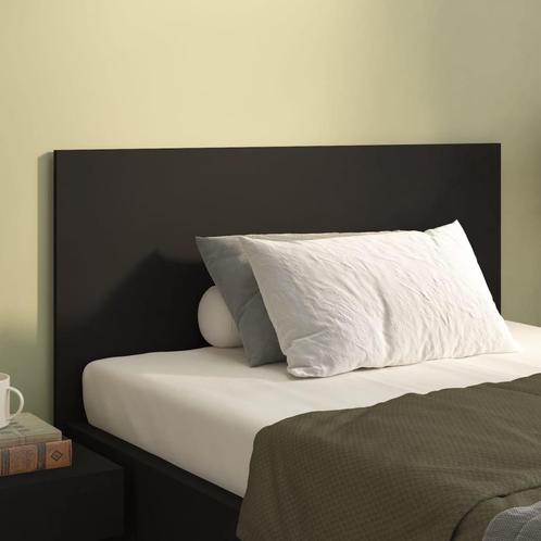vidaXL Hoofdbord 120x1,5x80 cm bewerkt hout zwart, Huis en Inrichting, Slaapkamer | Bedden, Nieuw, Verzenden
