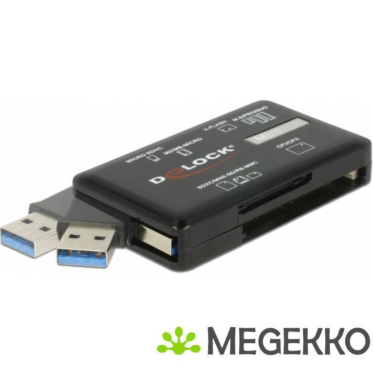 Delock 91758 SuperSpeed USB 5 Gbps kaartlezer voor CF / SD /, Computers en Software, Netwerkkaarten, Nieuw, Verzenden