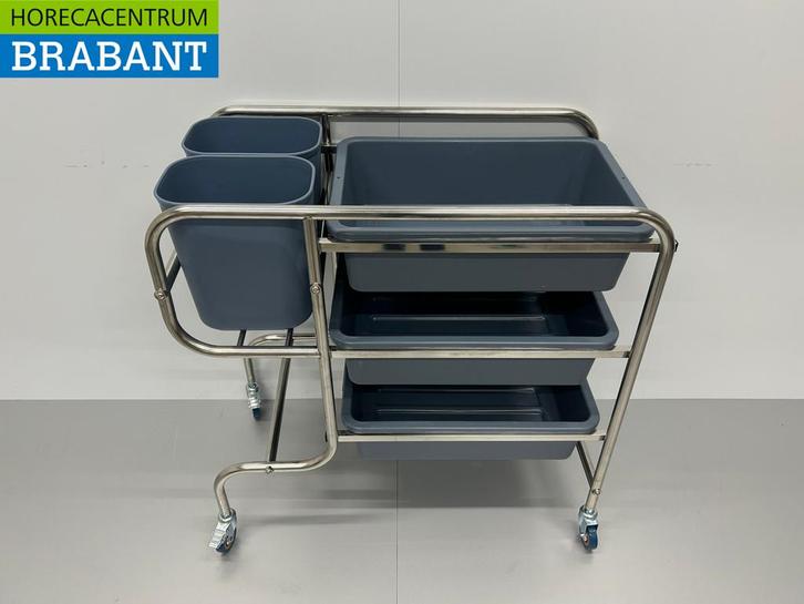 Chariot de débarras en acier inoxydable HCB Chariot, Articles professionnels, Horeca | Autre, Envoi