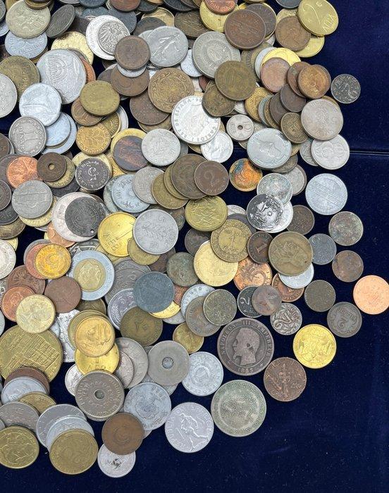 Wereld. Lot mit 400 Stück Münzen (Zonder minimumprijs), Timbres & Monnaies, Monnaies | Europe | Monnaies non-euro