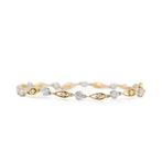 Armband Tweekleurig - 0.68ct. tw. Diamant (Natuurlijk) -, Handtassen en Accessoires, Armbanden, Nieuw