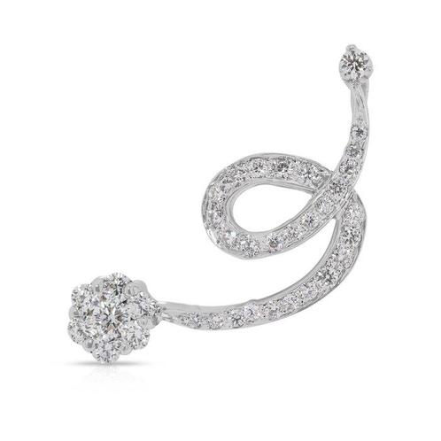 Hanger - 18 karaat Witgoud -  0.52ct. tw. Diamant, Handtassen en Accessoires, Antieke sieraden