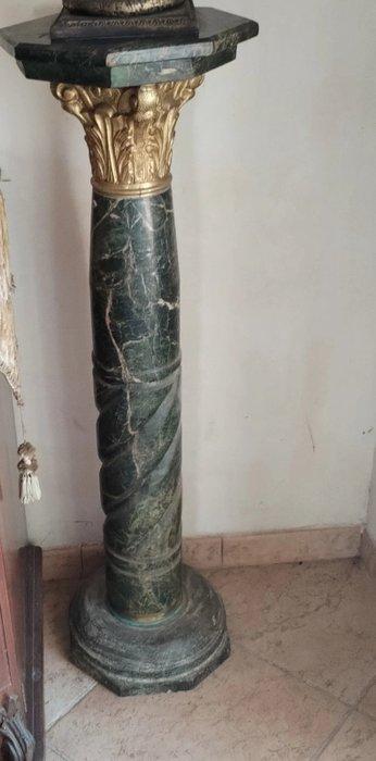 Architectonisch ornament - laat 19e eeuw - Groene marmeren, Antiek en Kunst, Antiek | Overige Antiek