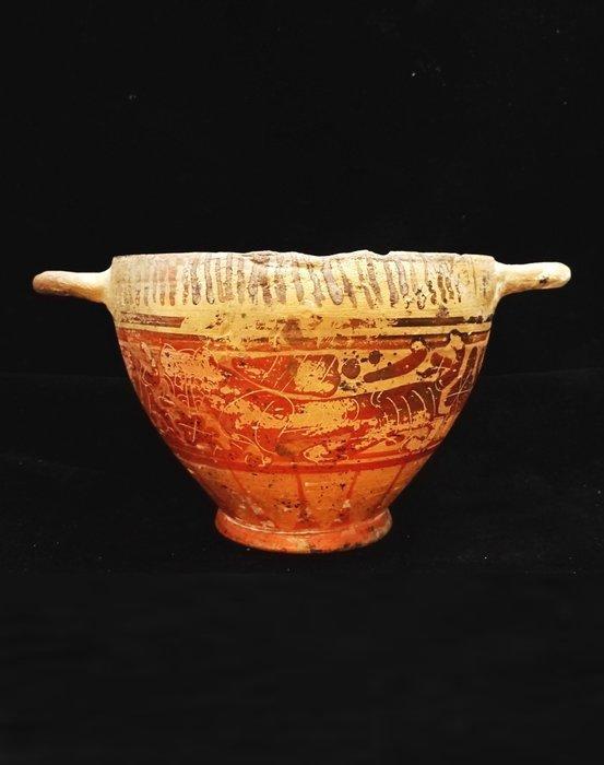 Oud-Grieks Keramiek - Skyphos corinthien - décor animalier -, Antiek en Kunst, Antiek | Overige Antiek