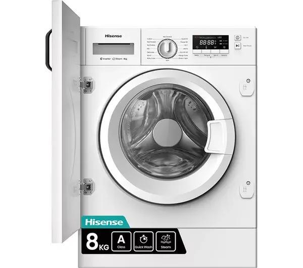 Hisense Wf3m841bwi Inbouw Wasmachine 8kg 1400t, Elektronische apparatuur, Wasmachines, Ophalen of Verzenden