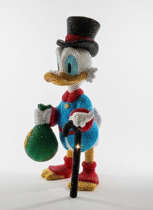 Okyes (1987) - Scrooge Mcduck Money Bag Blue/Red Edition, Antiek en Kunst, Kunst | Designobjecten