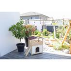 Kattenhuis tyrol alpin 88x57x77 cm, natuur, outdoor - kerbl, Nieuw
