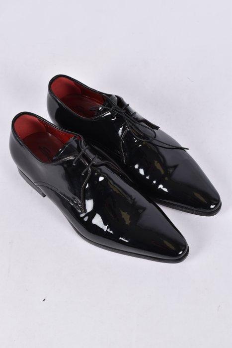 SANTONI - UK 5.5 / 39.5 - Lak schoenen - Gala - WING TIP -, Kleding | Heren, Schoenen