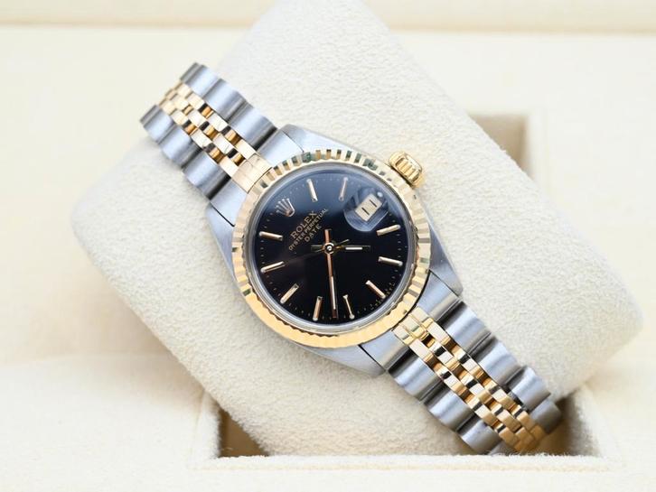 Rolex Lady-Datejust Ref. 6917 Year 1982 (Box & Papers), Handtassen en Accessoires, Horloges | Dames, Goud, Zo goed als nieuw, Goud