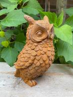 Decoratief ornament - Europa - Gietijzeren uil beeld, Antiek en Kunst