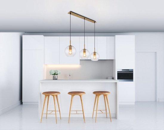 2dekans | Globo - hanglamp - ADARA - brons - glas - grote, Huis en Inrichting, Lampen | Hanglampen, Ophalen of Verzenden