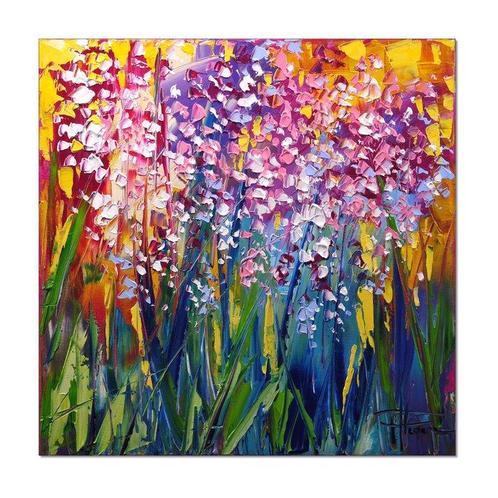Olivier Pfleger - Lythrum violette sauvage, Antiek en Kunst, Kunst | Schilderijen | Modern