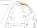 Zijwindschermen | Renault Clio IV 5 deurs 2013- | Climair |, Auto diversen, Tuning en Styling, Ophalen of Verzenden