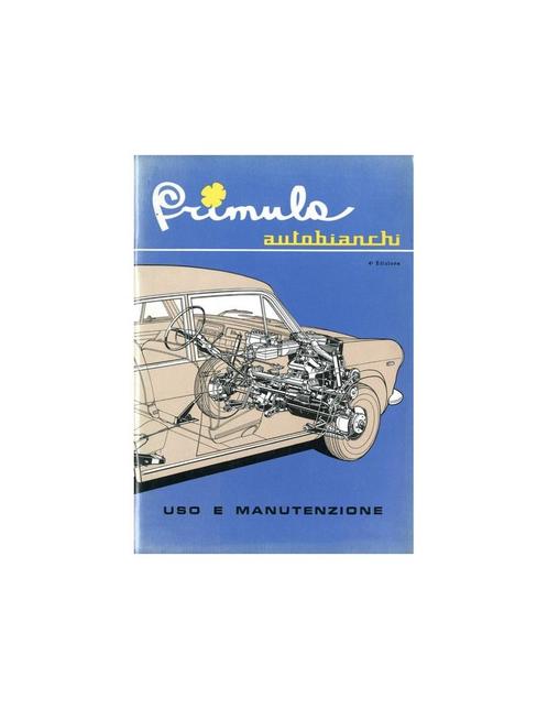 1965 AUTOBIANCHI PRIMULA INSTRUCTIEBOEKJE ITALIAANS, Auto diversen, Handleidingen en Instructieboekjes, Ophalen of Verzenden