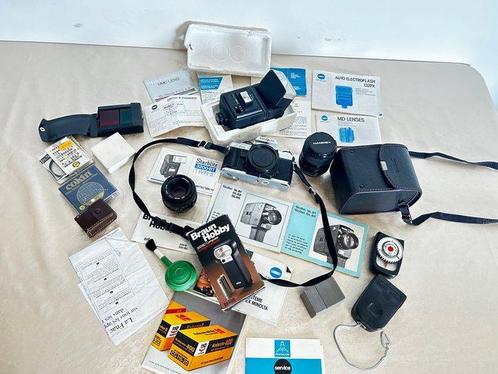 Minolta X-500 + MD 50mm f/1.7 + MC 35-70mm f/3.5-4.8 + Sigma, Audio, Tv en Foto, Fotocamera's Analoog