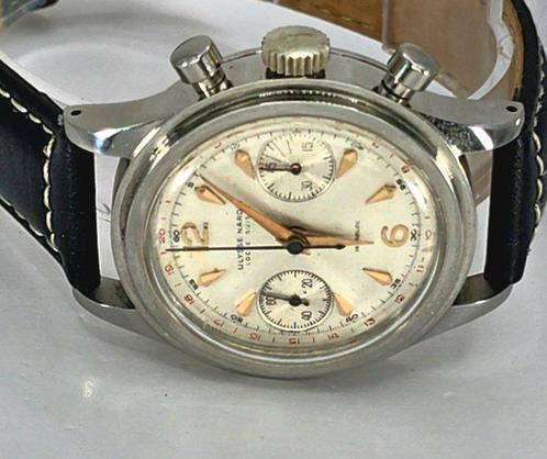 Ulysse Nardin Locle - Stahl Chronograph - Kaliber Valjoux 23, Handtassen en Accessoires, Horloges | Heren