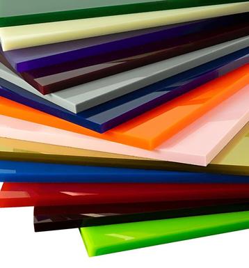 Acrylaat (PMMA) basisplaat (transparant groen, 50x30 cm, 8 beschikbaar voor biedingen