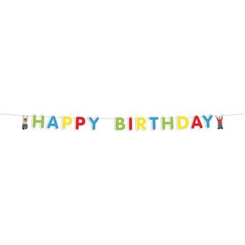 Happy Birthday Slinger Buurman & Buurman 1,5m, Hobby en Vrije tijd, Verzenden, Nieuw
