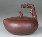 Zeldzame Yixing Zisha theepot - Prachtig - Kunstsignatuur -