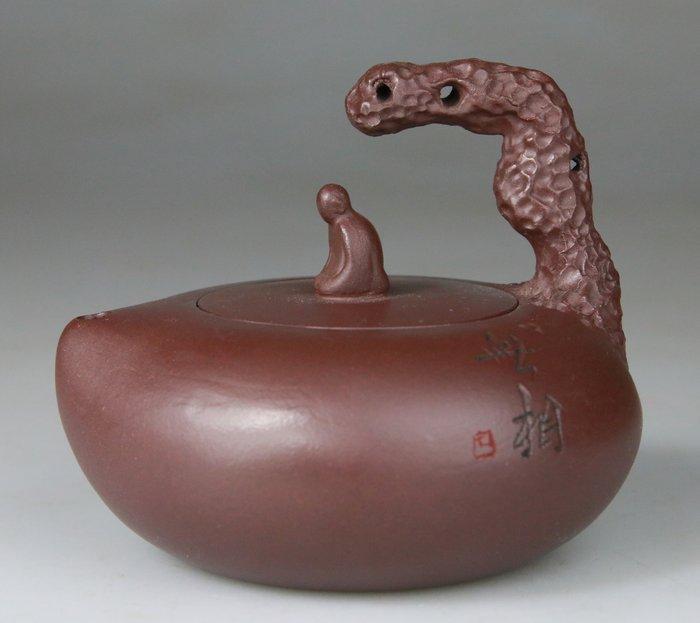 Zeldzame Yixing Zisha theepot - Prachtig - Kunstsignatuur -, Antiek en Kunst, Antiek | Overige Antiek