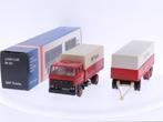 Schaal 1:50 Lion Car Nr.63 Daf 2800 Vrachtauto met aanhan..., Hobby en Vrije tijd, Ophalen of Verzenden, Gebruikt