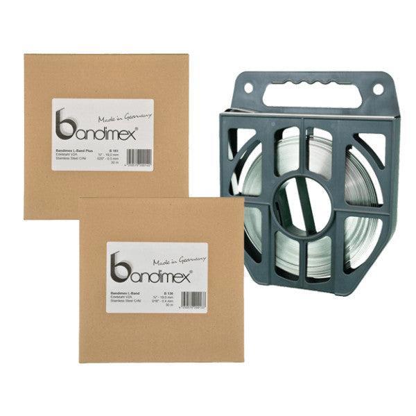 Bieden: Bandimex stainless steel L-kembland 19mm x 0.40mm C, Watersport en Boten, Navigatiemiddelen en Scheepselektronica, Ophalen of Verzenden