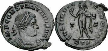Roemisches Kaiserreich Constantinus I Follis Trier 316 So..., Verzenden