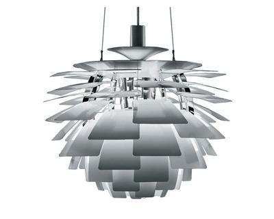 Hanglamp Artisjok lamp 72cm Aluminium, Maison & Meubles, Lampes | Suspensions, Envoi