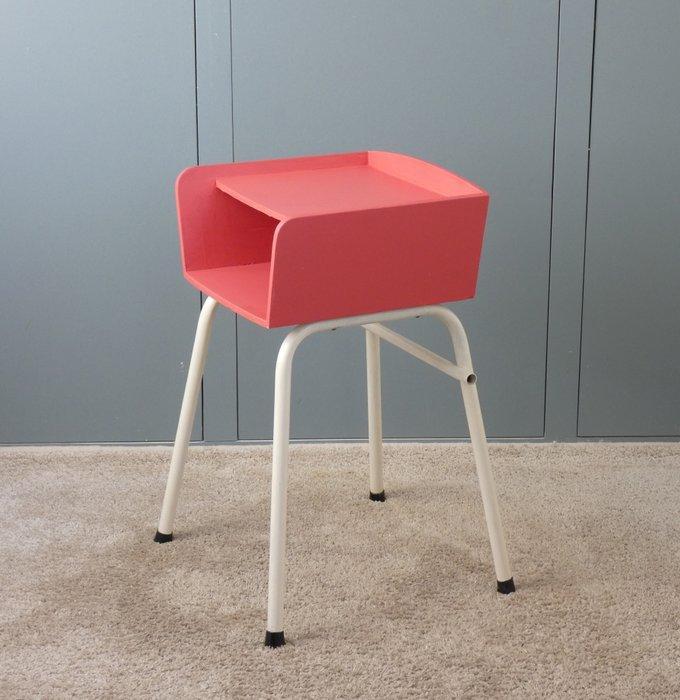 Table de chevet - Métal, Bois - Buizenframe, Antiquités & Art, Art | Objets design