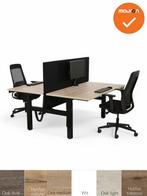 Duo bureau - slinger verstelbaar zit sta - maat en kleur bla, Ophalen of Verzenden, Bureau