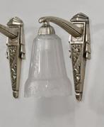 Maynadier - Lampe murale - bronze nickelé - paire - 1930 art