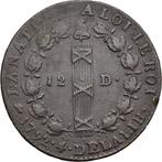 Frankrijk. Lodewijk XVI (Grondwet). 12 Deniers 1792-D, Lyon, Postzegels en Munten, Munten | Europa | Euromunten