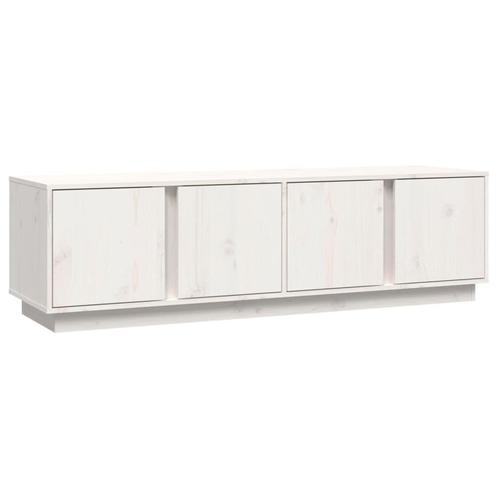 Starter Deal! Witte TV-Kast in Grenenhout - Nu -40% bij R..., Huis en Inrichting, Kasten |Televisiemeubels, 25 tot 50 cm, Nieuw